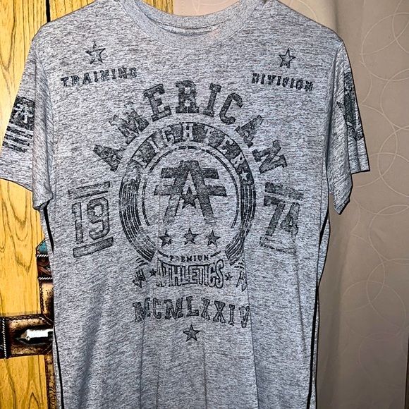 American Fighter Gray Tee - Picture 2 of 2
